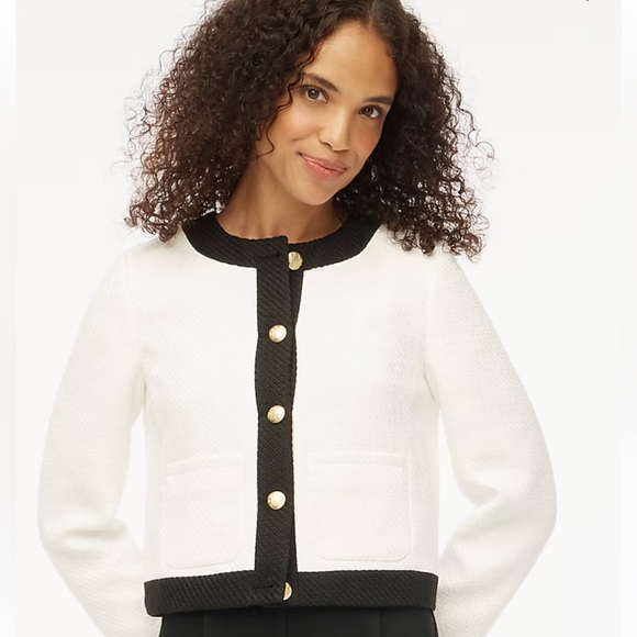 J. Crew Factory Jackets & Blazers - J. Crew Factory Tweed Lady Jacket - Sz 12